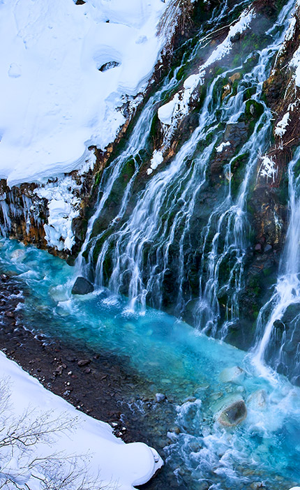 北海道白鬚瀑布